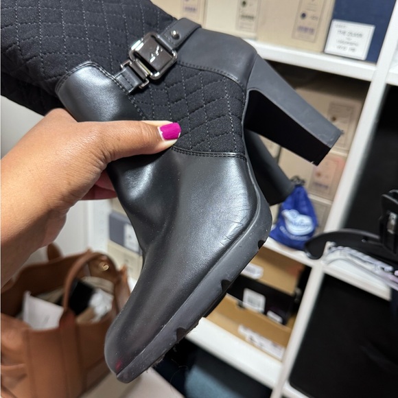 Anne Klein Sport Quilted Knee Boots - Picture 8 of 9